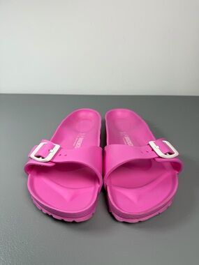 Birkenstock Sz 41N Madrid Essential EVA Sandals US W10/M8 Pink Slides Waterproof